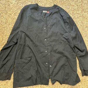 White Cross Scrub Jacket